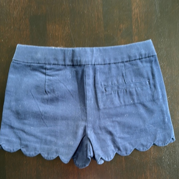 Crewcuts Blue Scalloped Denim Shorts - Picture 3 of 3